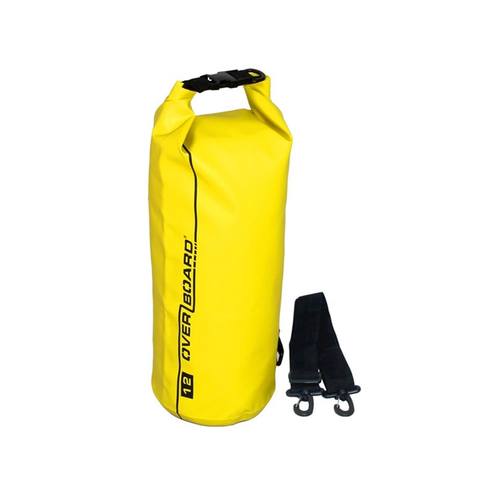 kleding Op tijd Herhaal Overboard waterproof duffel bag 12 L Yellow • Safety in water sports
