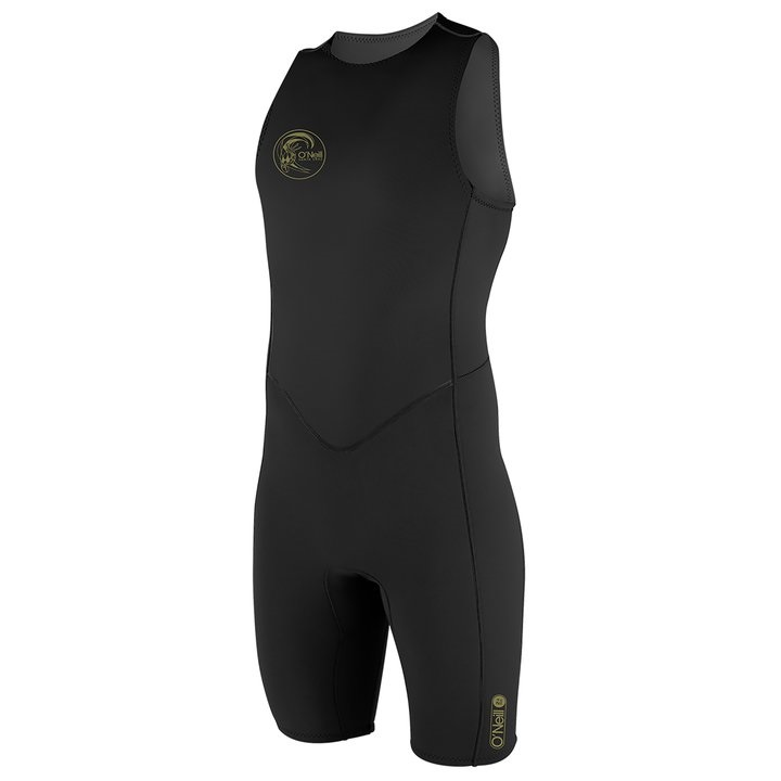 O'Neill O'Riginal Spring Shorty Sleeveless Wetsuit 2/1.5mm Back-Zip Men  Black • Safety in water sports