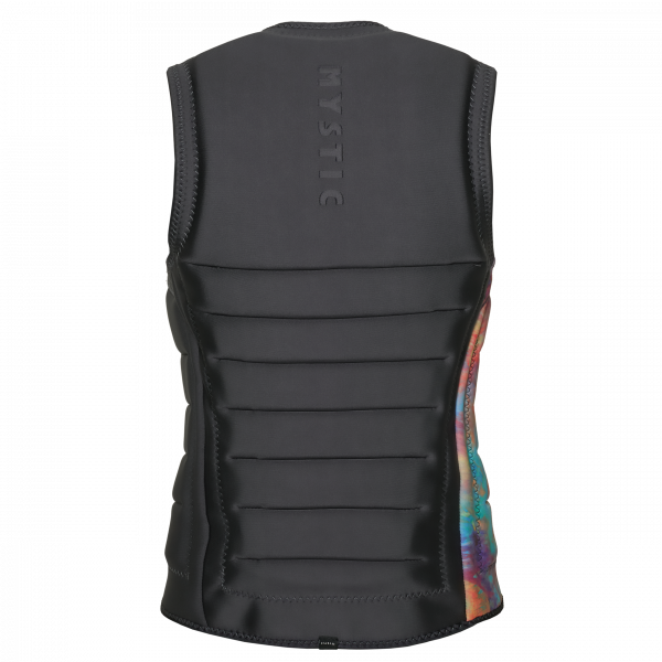 Mystic Juice Impact Vest Wake con zip frontale Donna Grigio Scuro