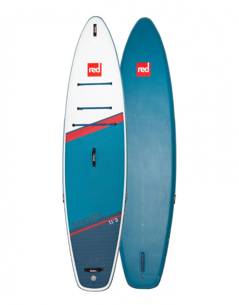 Red Paddle Co SPORT MSL Board Set 11'3" x 32" x 4,7" mit Hybrid Tough 3-teiliges Paddel