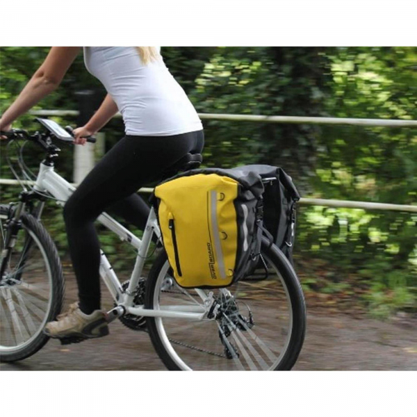 OverBoard waterproof bike bag yellow