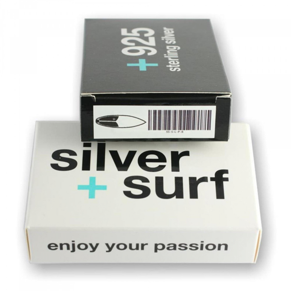 Silver+Surf Bijoux Argent Ski Gr M Cristal