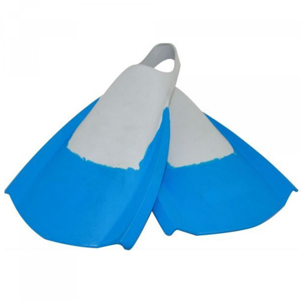 WAVE POWER Palmes de bodyboard XXL 46-48 Bleu Gris