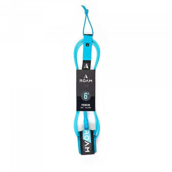 ROAM Surfboard Leash Premium 6.0 183cm 7mm Blue