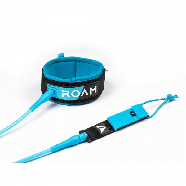 ROAM Surfboard Leash Premium 9.0 Rodilla 7mm Azul