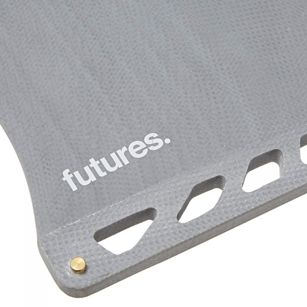 FUTURES Single Fin Rudder 10.0 Fiberglass black US