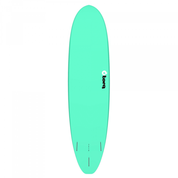 Surfboard TORQ Epoxy TET 7.4 V+ Funboard Seagreen