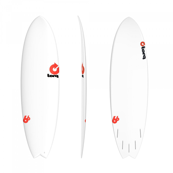 Surfboard TORQ Epoxy TET RENTAL 6.6 MOD Fish