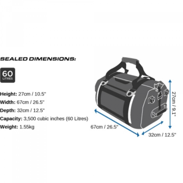 OverBoard Duffel Bag Pro étanche 60 L bleu