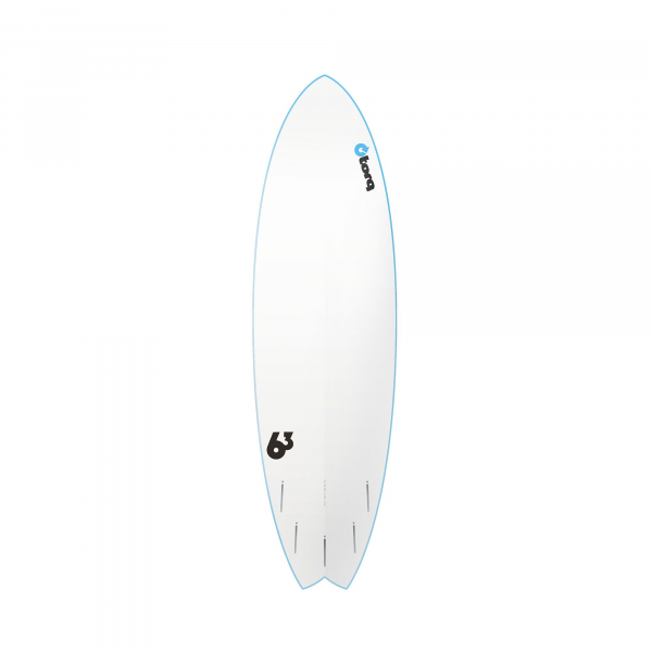 Surfboard TORQ Softboard 6.3 Fish blue