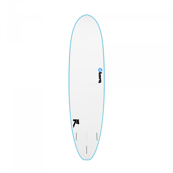 Surfboard TORQ Softboard 7.4 VP Funboard Blau