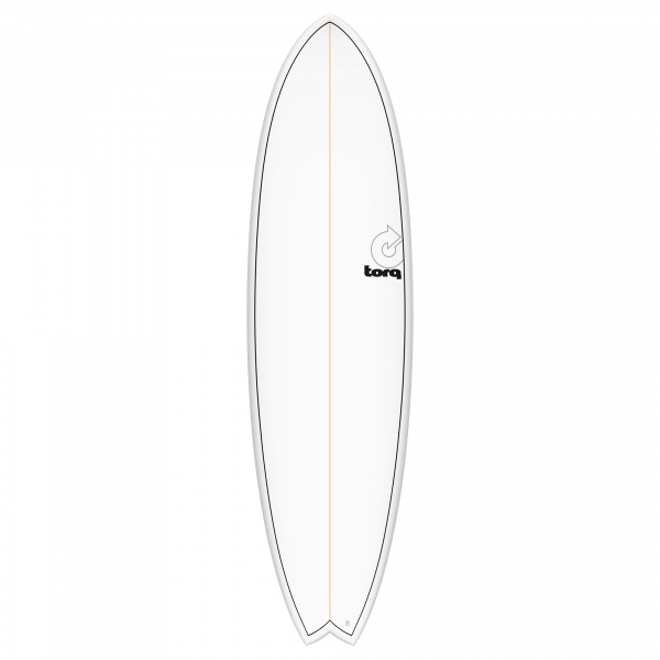 Surfboard TORQ Epoxy TET 7.2 Fish Pinlines