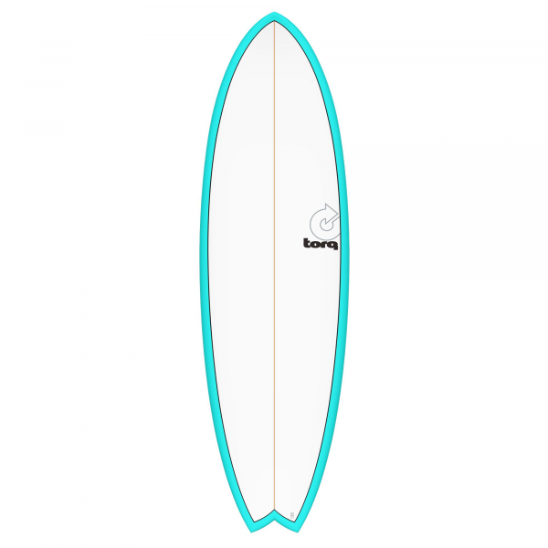 Surfboard TORQ Epoxy TET 5.11 Fish Blue Pinline