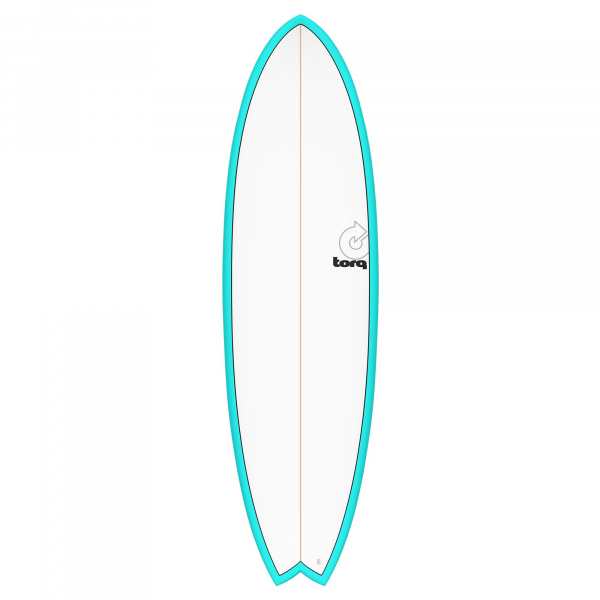 Surfboard TORQ Epoxy TET 6.3 Fish Blue Pinline