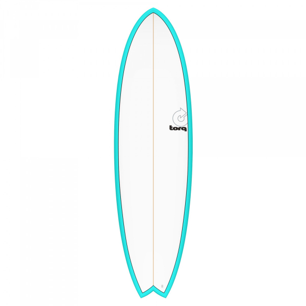 Surfboard TORQ Epoxy TET 6.6 Fish Blue Pinline