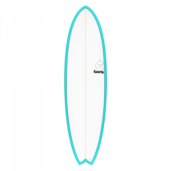 Surfboard TORQ Epoxy TET 6.10 Fish Blue Pinline