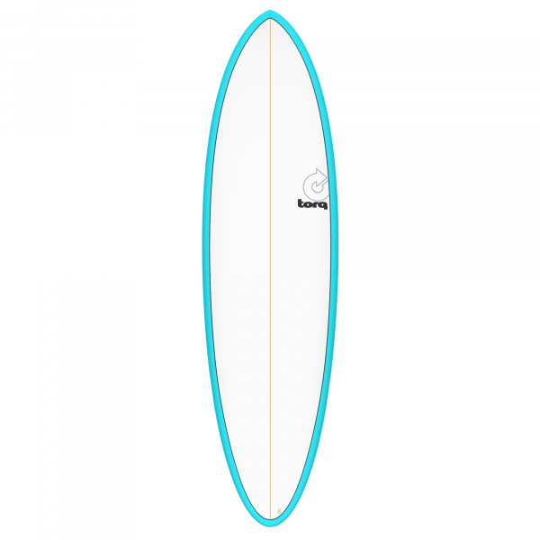 Surfboard TORQ Epoxy TET 6.8 Funboard Blue Pinline