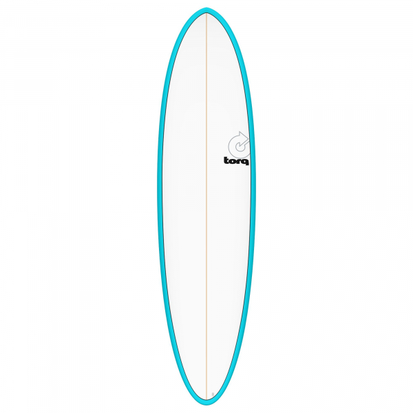 Surfboard TORQ Epoxy TET 7.2 Funboard Blue Pinline