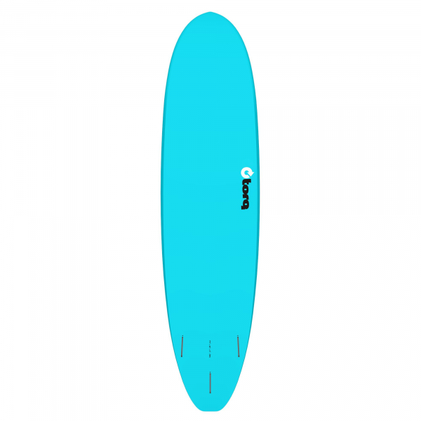 Surfboard TORQ Epoxy TET 7.4 V+ Funboard Blau Pinl