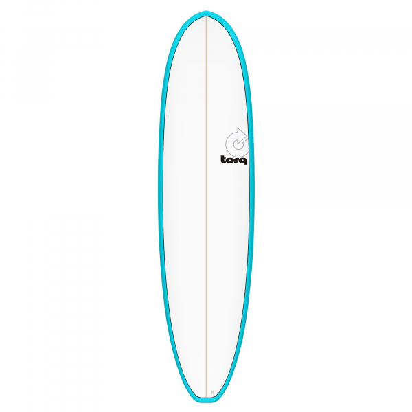 Surfboard TORQ Epoxy TET 7.4 V+ Funboard Blau Pinl