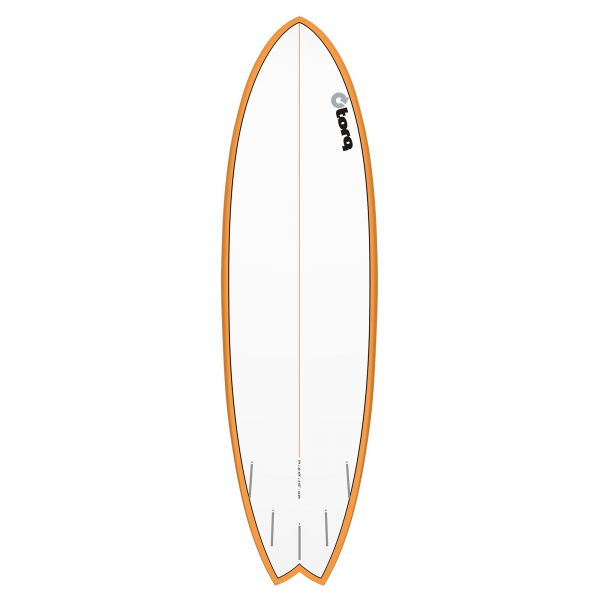 Surfboard TORQ Epoxy TET 6.3 Fish OrangeRail