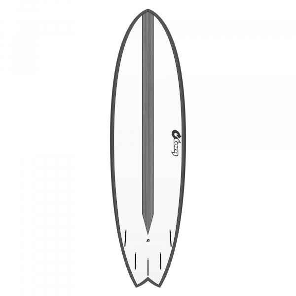 Surfboard TORQ Epoxy TET CS 6.6 Fish Carbon Gray