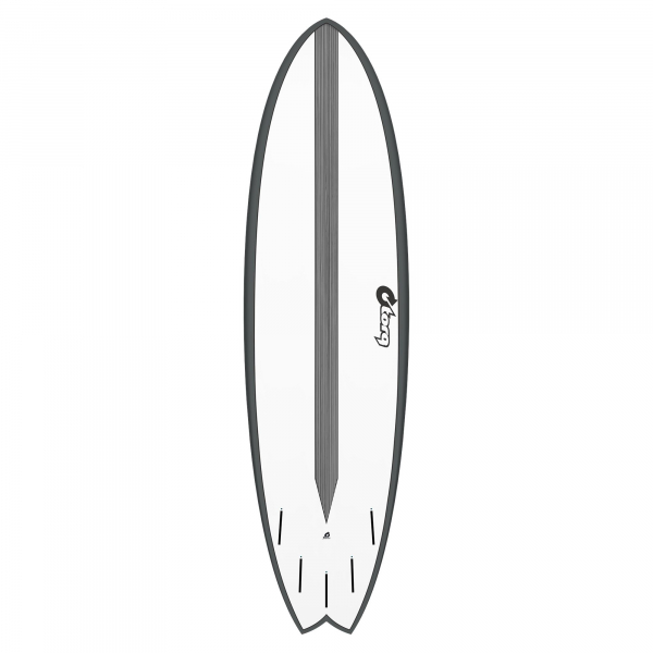 Surfboard TORQ Epoxy TET CS 6.10 Fish Carbon Grau