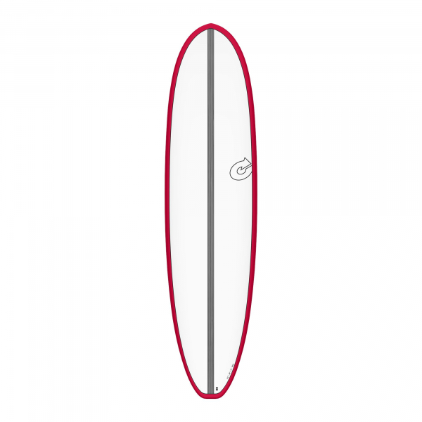 Surfboard TORQ Epoxy TET 7.4 VP Fun Carbon Red