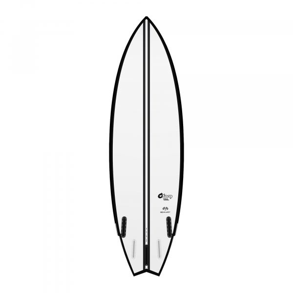 Surfboard TORQ TEC Go-Kart 6.2 Rail Black