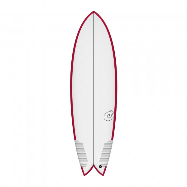 Surfboard TORQ TEC BigBoy Fish 6.10 Rail Berry