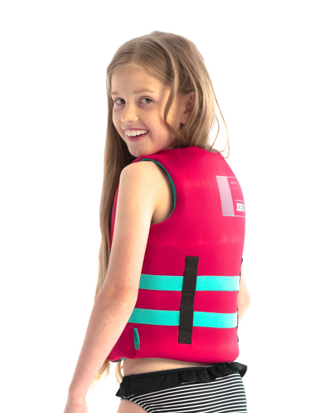 Jobe Giubbotto di salvataggio in neoprene per bambini rosa caldo • Sicurezza  negli sport acquatici