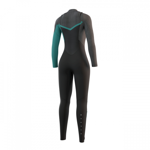 Mystic Diva Double Wetsuit 5/3mm Front Zip Women Black/Mint