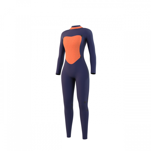 Mystic Traje de buceo Star 5/3mm Cremallera dorsal Mujer Negro