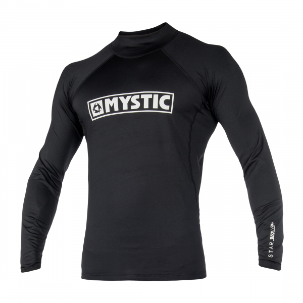 Mystic Star Rashvest Long Sleeve Junior Black 2019 Front