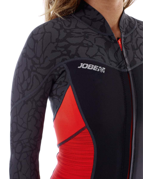 Jobe Porto Chaqueta de neopreno de 2mm Mujeres Furia Roja