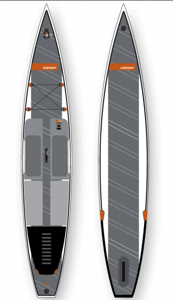 RRD AIR 28x6 RACE 14.0 Aufblasbares Stand-Up-Paddle-Board