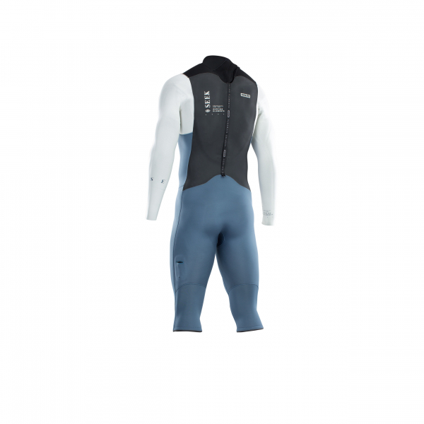 ION Seek Core Overknee wetsuit long sleeve 4/3mm back zip men steel blue/white/black