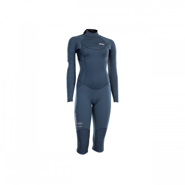 ION Element Muta da bagno sopra il ginocchio Manica lunga 4/3mm Back-Zip Donna Blu scuro