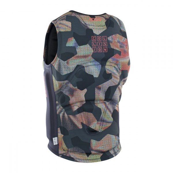 ION Collision Core Gilet Front-Zip Hommes Gris Camo