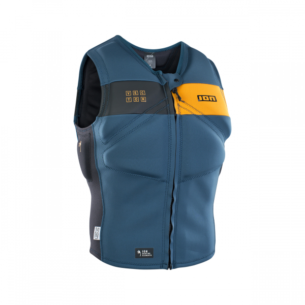 ION Vector Amp Weste Front-Zip Männer Petrol