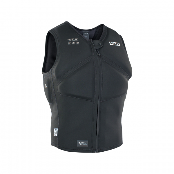 ION Vector Core Weste Front-Zip Männer Schwarz