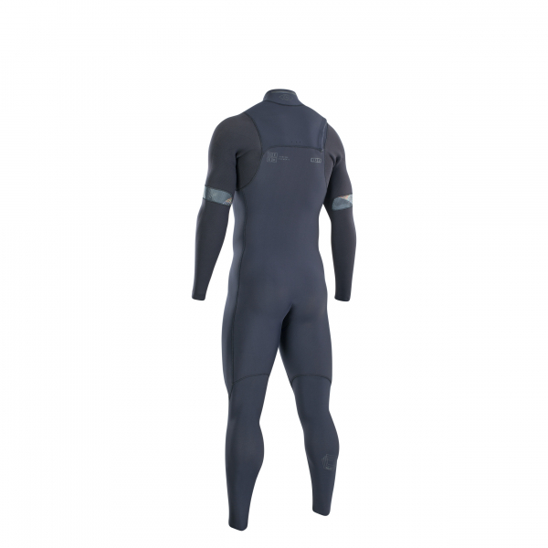 ION Seek Amp wetsuit 4/3 mm front zip men tiedye-ltd-grey