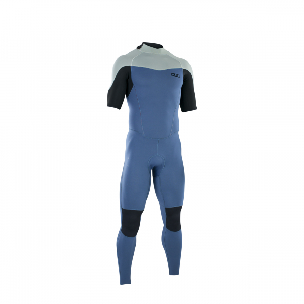 ION Element wetsuit overknee short sleeve 2/2 mm back-zip men cascade-blue
