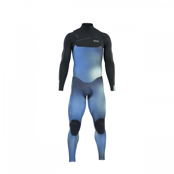 ION Seek Core wetsuit 4/3 mm front zip men faint blue