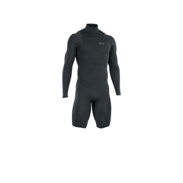 ION Element wetsuit shorty long sleeve 2/2 mm front zip men black