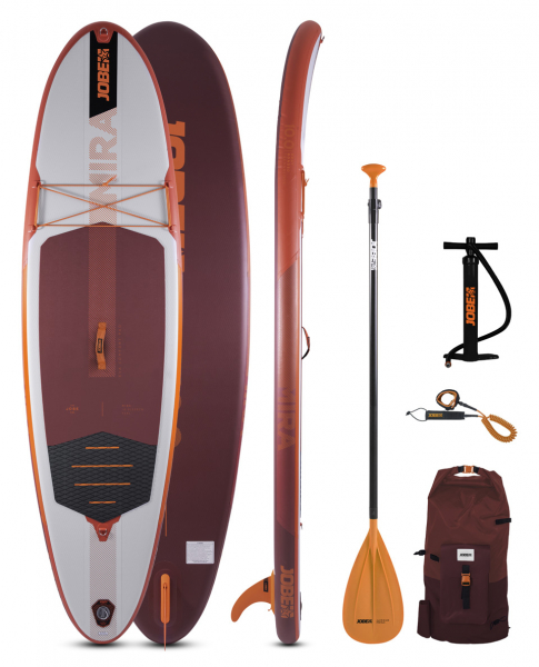 Jobe Mira 10.0 Gonfiabile SUP Paddle Board Pcket Rosso Taglia Unica