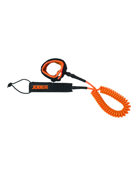 Jobe SUP Leash Coil 10FT Orange One Size