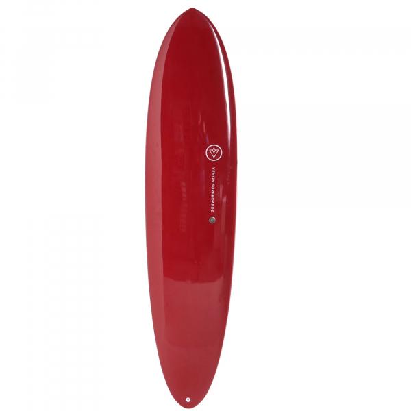 Surfboard VENON Uovo 7.6 Pinline Rosso