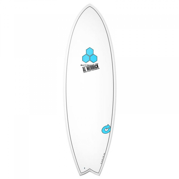 Surfboard CHANNEL ISLANDS X-lite Pod Mod 5.6 bianco