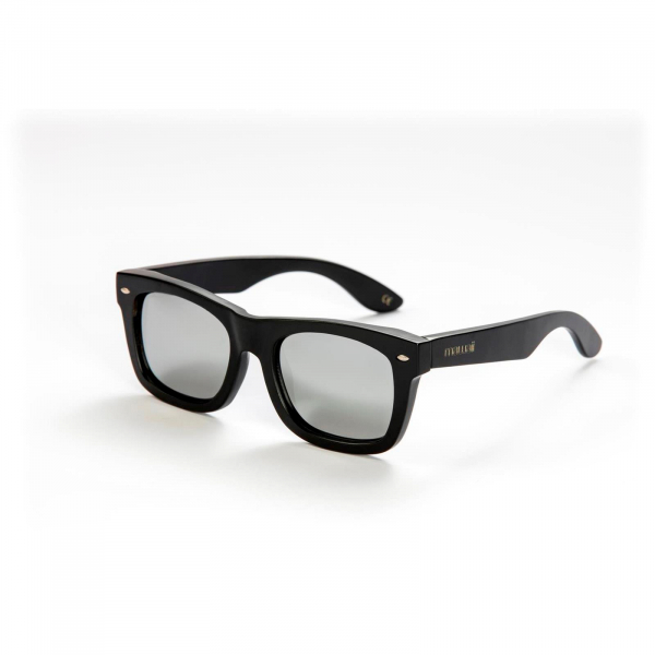 mawaii Sunglasses Bamboo Iraira Ao Black Silver